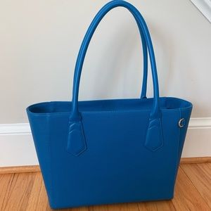 Dagne Dover Classic Tote- blue, excellent condition, gently used